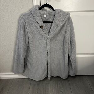 Soft and Comfy Sherpa Jacket with Hood - XL